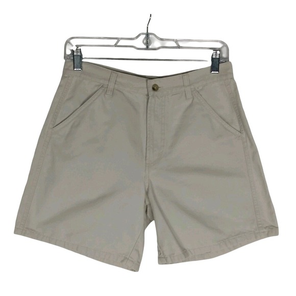 Columbia Pants - Columbia Womens Chino Shorts Beige Lined Flat Front 100% Cotton Size 6